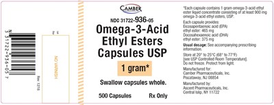 Omega-3-Acid Ethyl Esters-1 gram- 500 ct.jpg Omega 3 Acid Ethyl Esters 1 gram 500 ct
